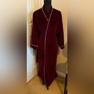 Vintage Christian Dior Monsieur Velour Robe | Made in USA | Authentic